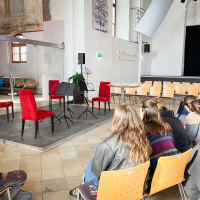 Eine musikalische Pause vom Schulalltag mit Live-Musik