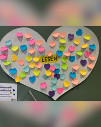 Leseherz-Aktion zum Valentinstag