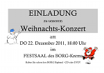 Weihnachtskonzert 2011